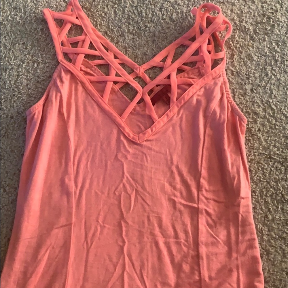 Pink Cross top tank top